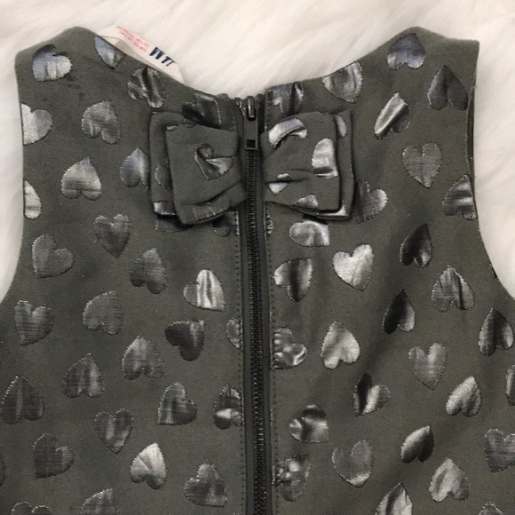Kids - H & M Party Dress Heart 🖤 Dress - Size 7/8 - Picture 3 of 8